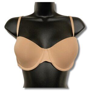 GAPBODY 34C Taupe nude smooth convertible strap strapless underwire t-shirt bra